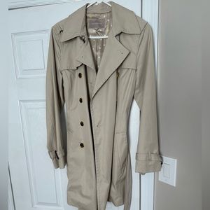 Size medium tan trench coat